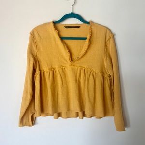 ZARA CROPPED BLOUSE